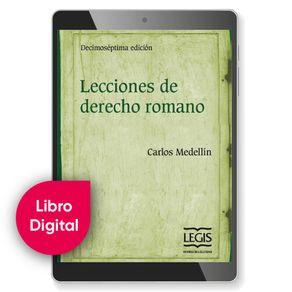 LECCIONES DE DERECHO ROMANO
